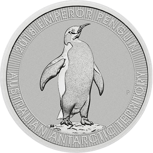 2018 Emperor Penguin 1/3 oz Platinum Coin BU