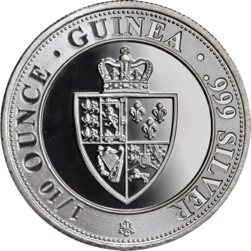 2020 Silver Great Britain Spade Guinea Coin 1/10 oz BU
