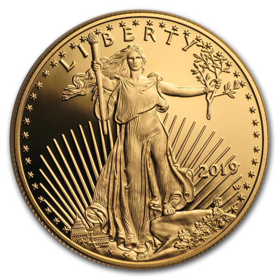 American Eagle 1/10 oz Gold Coin BU