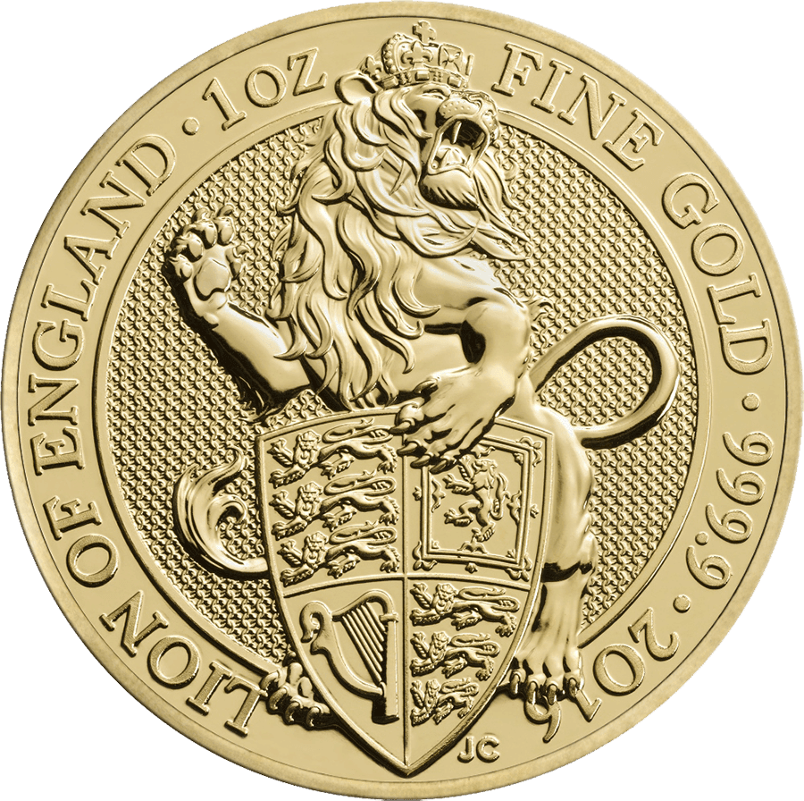 Great Britain Queens Beast 1 oz Gold Coin BU