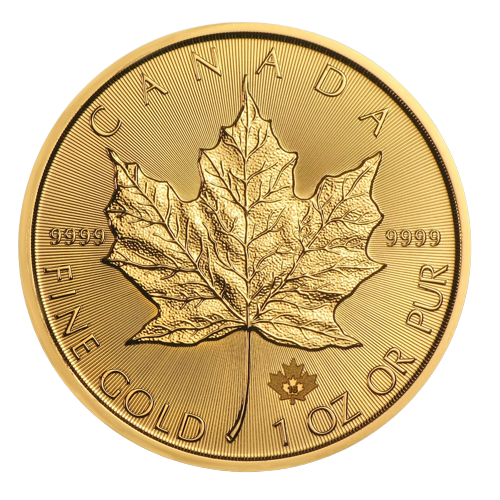 Canadian Maple Leaf 1 oz Gold Coin BU