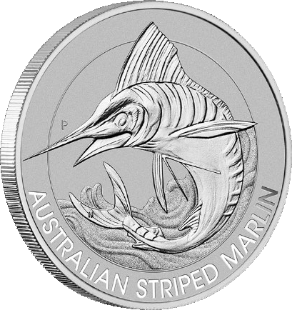 2020 Striped Marlin 1/3 oz Platinum Coin BU