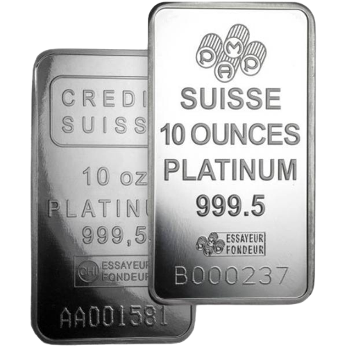 IRA Approved Platinum Bars. Size and type “Based on Availability”