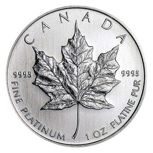 Canadian Maple Leaf 1 oz Platinum Coin BU