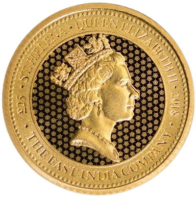Rose Crown Guinea 1/4 oz Gold Coin BU