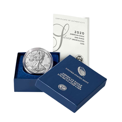 Burnished American Eagle 1 oz Silver Coin