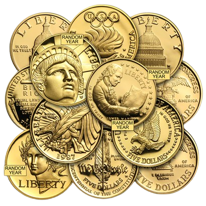 U.S. Gold Commemorative $5